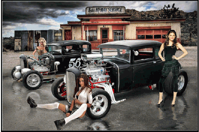  Hot Rods and Girls    